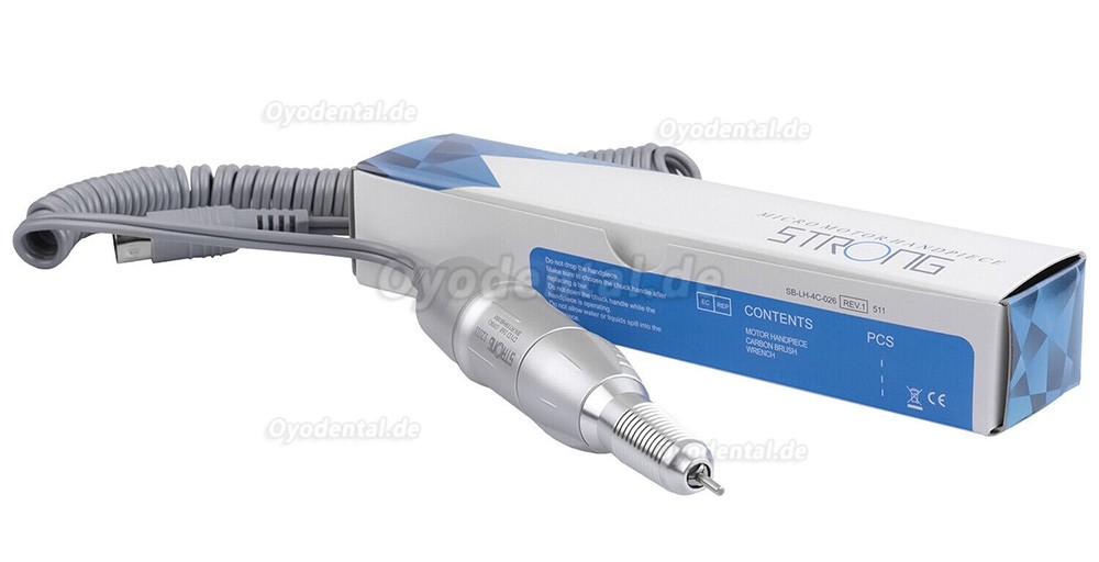 STRONG 120II Dentallabor Mikromotor Handst&uuml;ck 35.000 U/min 2,35 mm Schaft